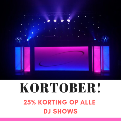 25% korting drve in show